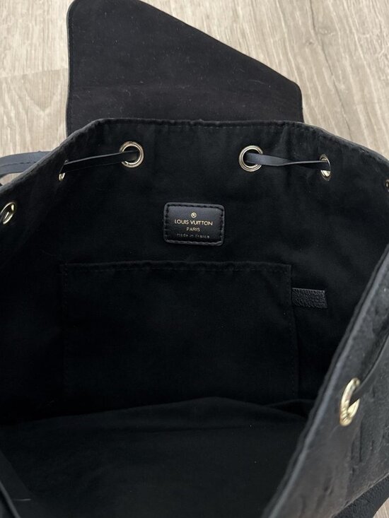 Black Louis Vuitton Montsouris backpack